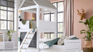 Play Tower Kids Loft Bed- Creative kids furniture at Kuhl Home Singapore