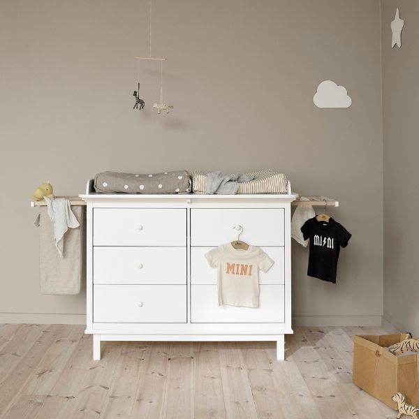 Seaside baby Dresser with 6 Drawers - Creative kids furniture at Kuhl Home Singapore