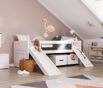 CLIMB AND SLIDE KIDS SINGLE BED