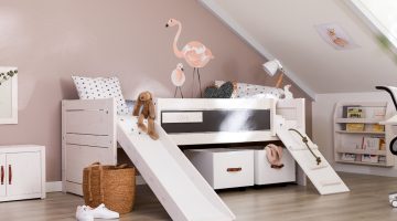 CLIMB AND SLIDE KIDS SINGLE BED