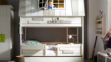 Hangout Kids Bunk Bed - Creative kids furniture at Kuhl Home Singapore