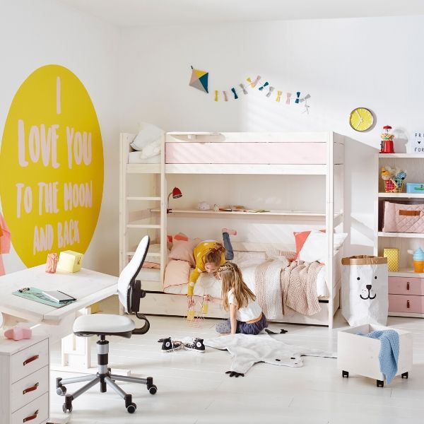 Lifetime kidsrooms - kids bunk bed in whitewash