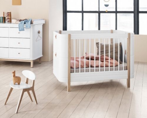 Lifetime Kidsrooms Baby Furniture - Baby Cot and Nursing Dresser
