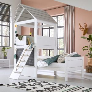 Lifetime Kidsrooms - Play Tower Kids Loft Bed in white