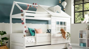 Lifetime Lake House Single kids Bed in white - Creative kids furniture at Kuhl Home Singapore