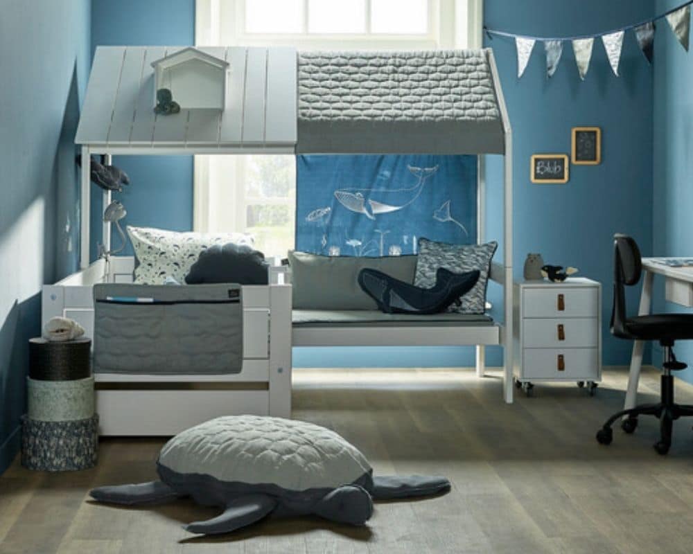 Ocean Life Beach House Kids Bed with Couch- Kuhl Home Singapore