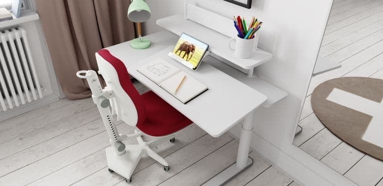 Lifetime Kidsrooms Ergo Electric Adjustable Kids Study desk and chair - Kuhl Home Singapore Children's Furniture