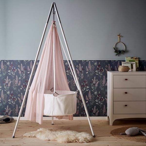 Classic Cradle Pink with Stand - Kuhl Home Singapore