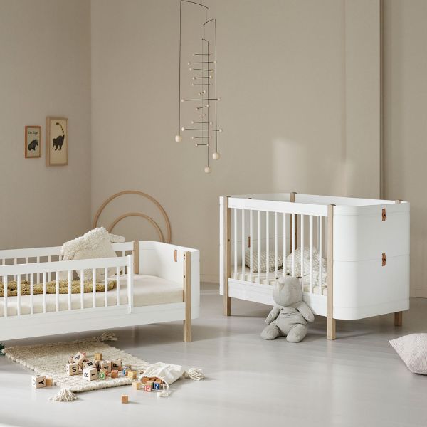 Wood Mini+ Cot and Toddler Bed