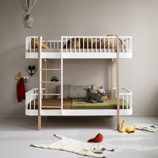 Wood Kids Bunk Bed