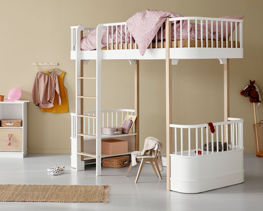 wood loft bed 2 oliver furniture - kuhl home singapore