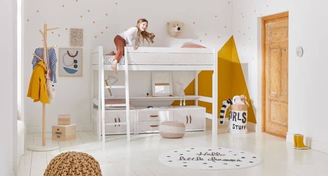 low loft bed lifetime kidsrooms - kuhl home singapore