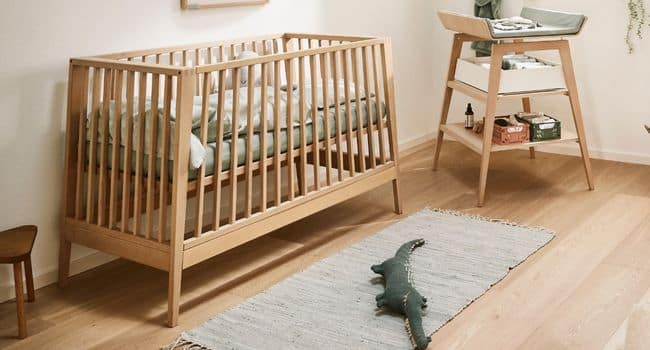 linea cot and changing table - kuhl home sinapore 