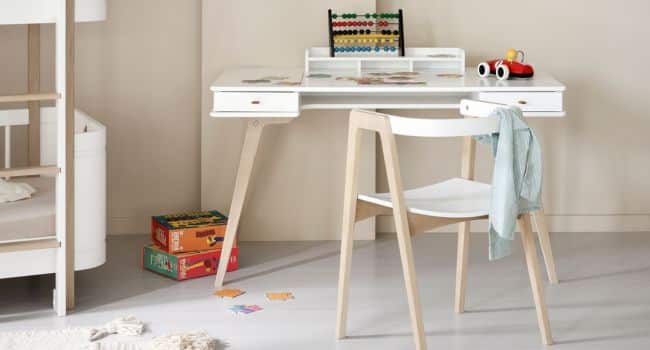 wood study desk and chair oliver furniture - kuhl home singapore 
