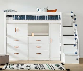 all in one high rise bed with stepladder blog lifetime kidsrooms cover - kuhl home singapore