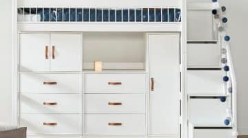 all in one high rise bed with stepladder blog lifetime kidsrooms cover - kuhl home singapore