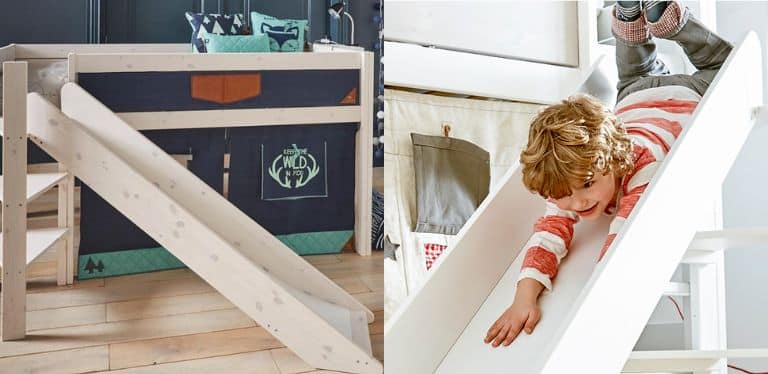 semi high bed with slide by lifetime kidsrooms - kuhl home singapore