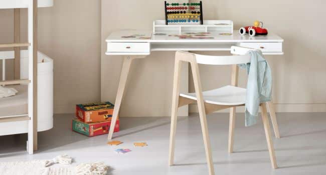 wood study desk and chair oliver furniture 1 - kuhl home singapore 