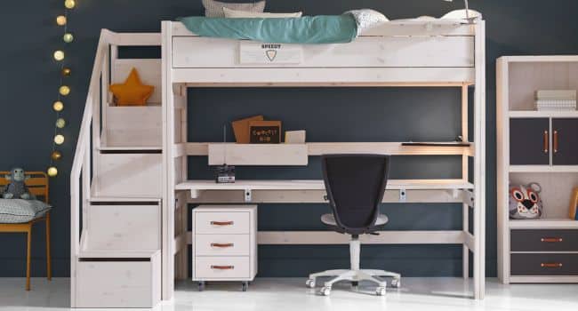 desk top for high rise loft bed by lifetime kidsrooms - kuhl home singapore