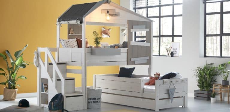hideout kids loft bed by lifetime kidsrooms - kuhl home singapore