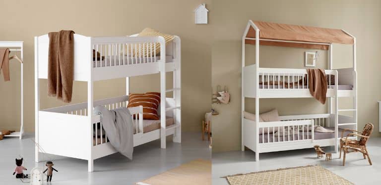 seaside lille+ low bunk bed by oliver furniture - kuhl home singapore