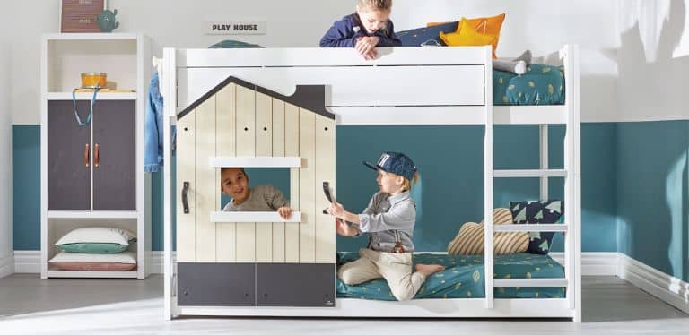 playhouse low bunk bed by lifetime kidsrooms - kuhl home singapore