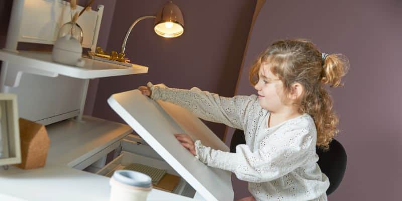 ergo kids study desk by lifetime kidsrooms - kuhl home singapore