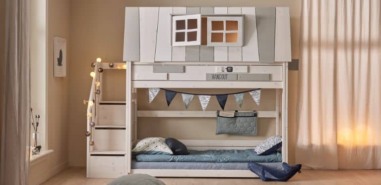 my hangout low bunk bed for kids by lifetime kidsrooms - kuhl home singapore