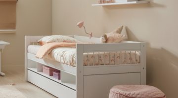 Lifetime Kidsroom Breeze Cabin Bed with Box and Drawer