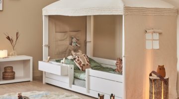 Lifetime Kidsroom Essence 4 in 1 Poster Single Bed