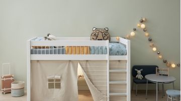 Lifetime Kidsroom Semi High Loft Bed