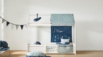 Lifetime Kidsrooms Ocean Life 4 in 1 Kids Single Bed