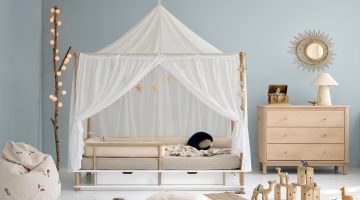 Oliver Furniture Camp Bed - Sahara Canopy