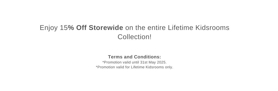 15% Off Kids Furniture Sale
