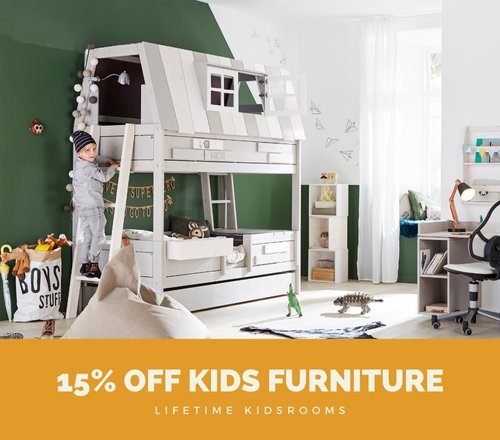 15% off kids furniture