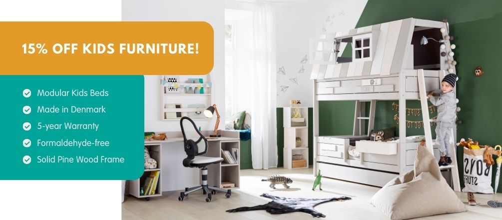 15% off kids furniture